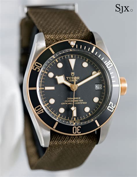 tudor black bay s&g leather strap|79733n.